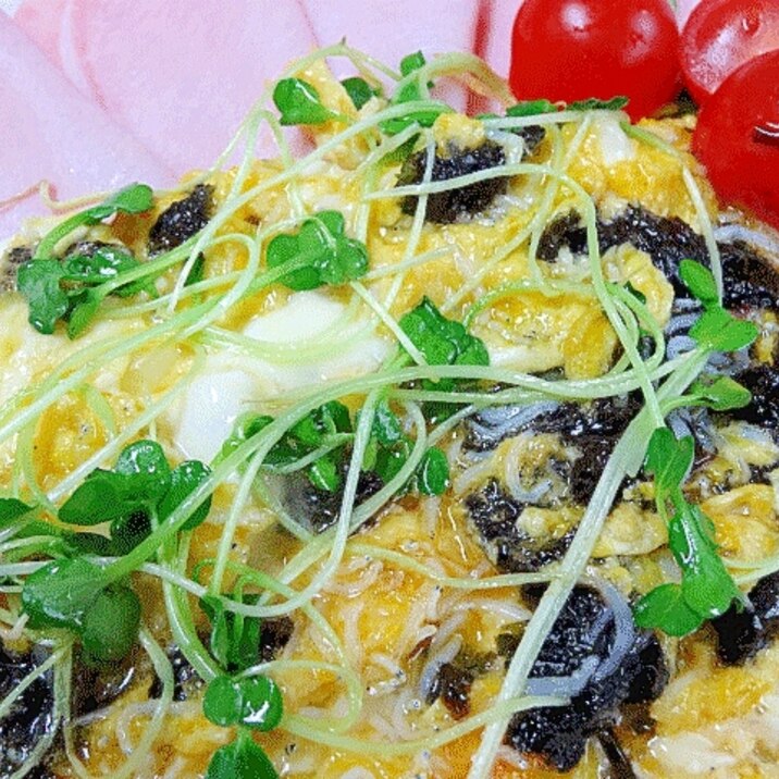 幻の高級品☆ 「岩のりとシラスの卵焼き」